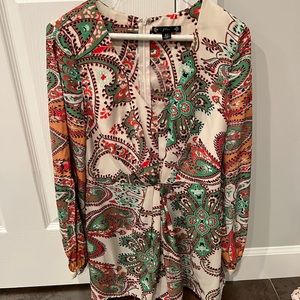 Multicolor long sleeve romper